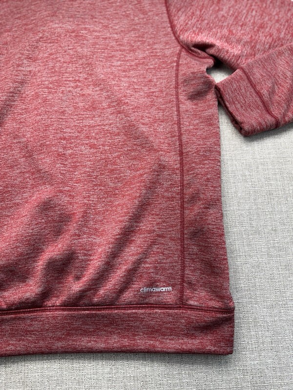 Adidas Men's Climawarm Sideline 1/4 Zip Coaches Top Red MEDIUM Team Issue gallery