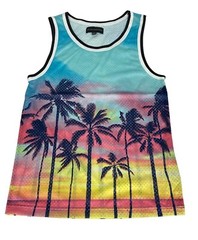 Mens Shirt California Jersey Tank Top Basketball T-Shirt NEW