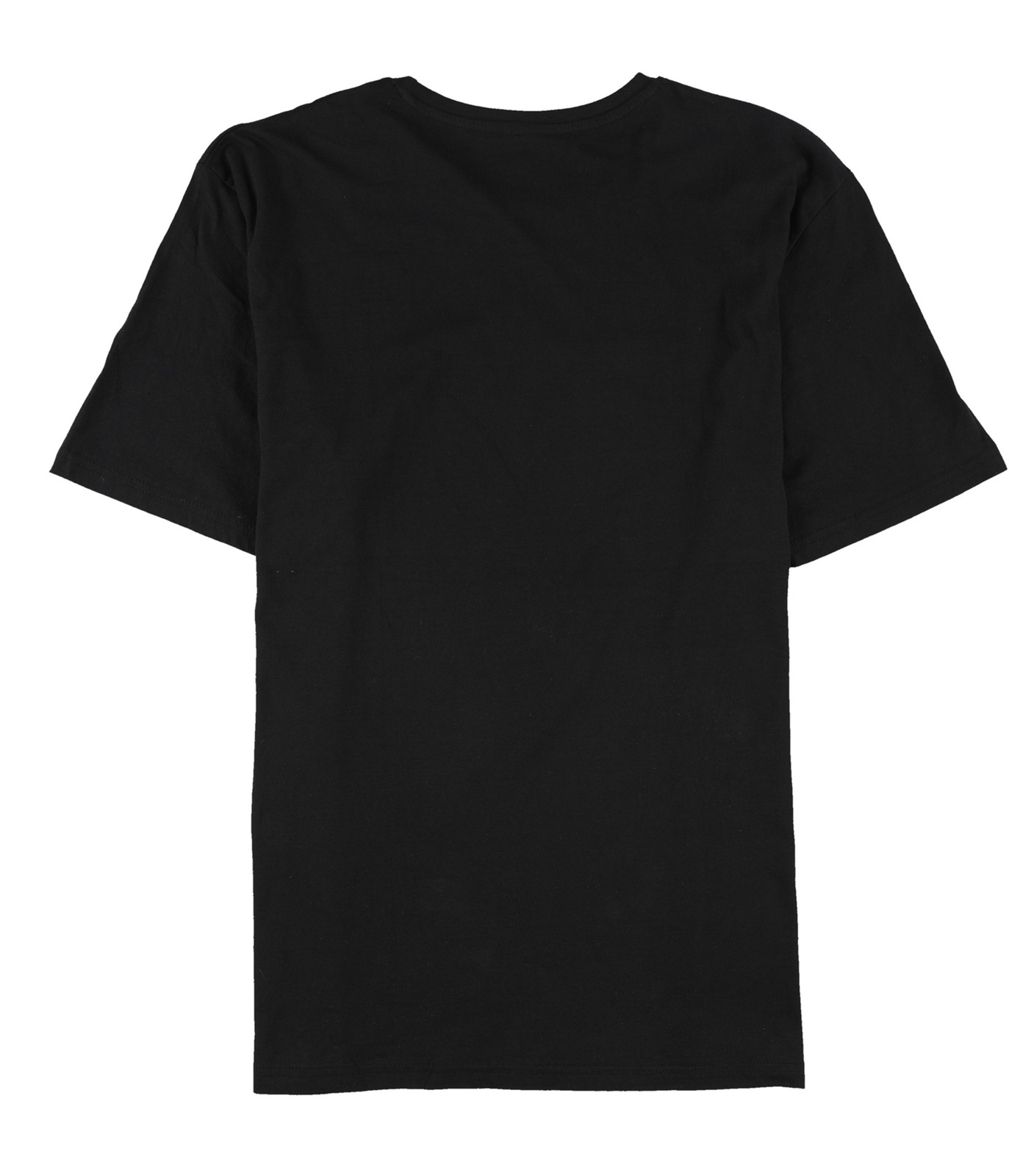 Elevenparis Mens Flowers & Skull Graphic T-Shirt, Black, X-Large gallery