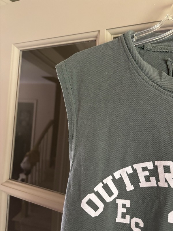 NWT Outer Banks Tank Top Size Medium. Green With White Lettering gallery