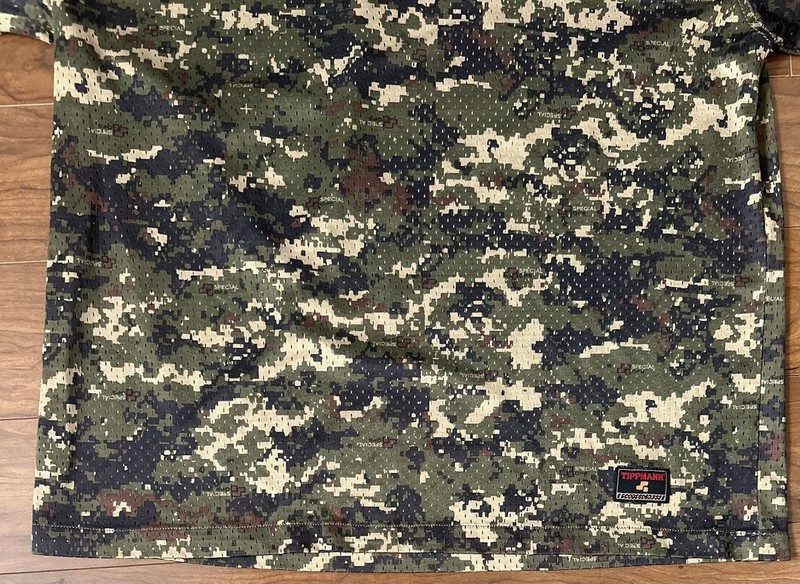 Tippmann Tactical Paintball Jersey Large Green Digital Camo Mesh Long Sleeve Ops gallery