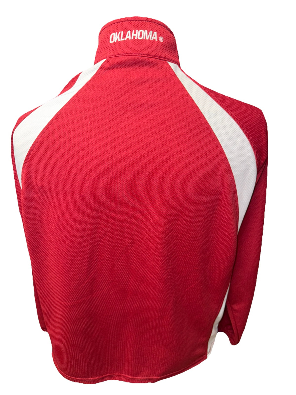 Oklahoma Sooners Dri-Fit Full Zip Track Jacket Men’s Large Pockets Embroidered gallery