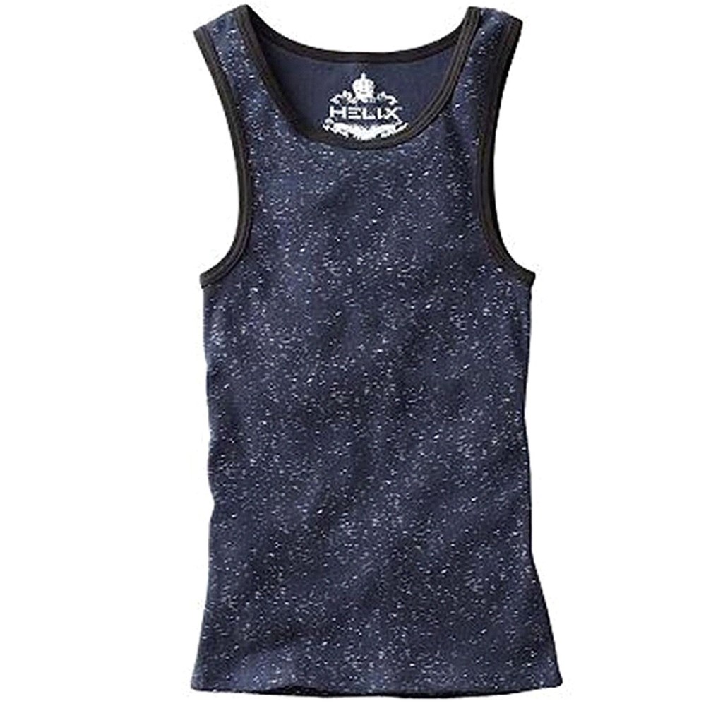 Helix Men's Navy Total Eclipse Tank Top - NWT