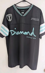Diamond Supply CO Jersey V-neck Men’s Large NWT