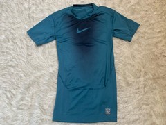 Men’s Nike Pro Combat Dark Teal Black Muscle Compression Shirt (Large)