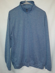 Saddlebred Men’s Large 1/4 Zip Long Sleeve Pullover Blue