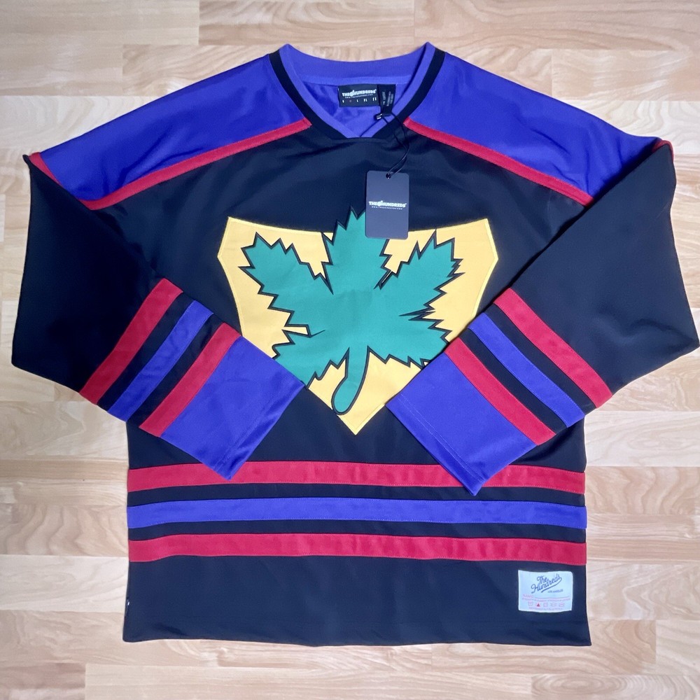 The Hundreds X Kevin Smith Collaboration Hockey Jersey Chronic 420 Weed Medium