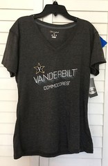 Champion XL Ladies Vanderbilt Commodores NWT Pullover Gray T Shirt SEC NCAA Fan