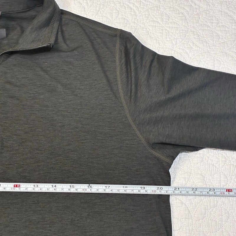 Vuori Men's Ease Performance Half-Zip 2.0 Charcoal Pullover Athletic Stretch M gallery