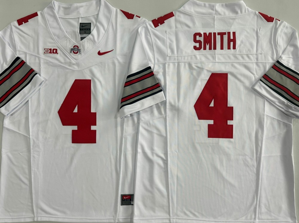Men's #4 Jeremiah Smith Ohio State OSU Player SportShirt Adult - All Stitched gallery