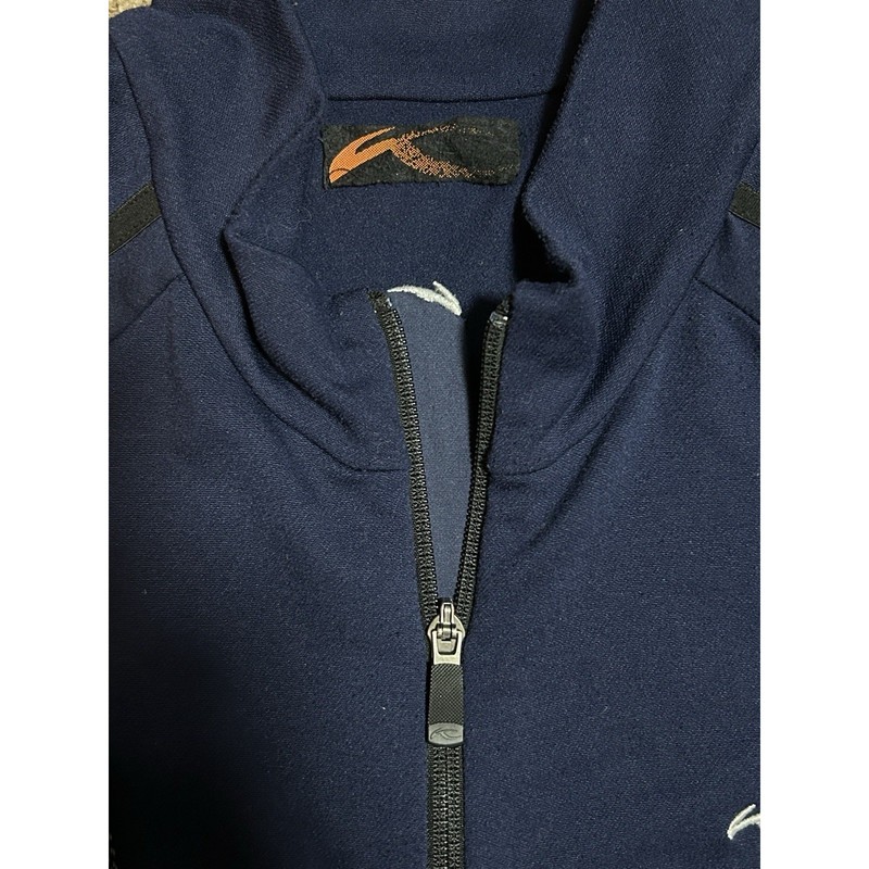 Kjus Blue Full Zip Athletic Jacket large Stretch Performance Golf Running gallery