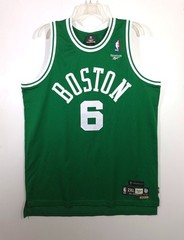 Reebok Boston Celtics Hardwood Classics Vintage Bill Russel #6 Jersey Size 2XL