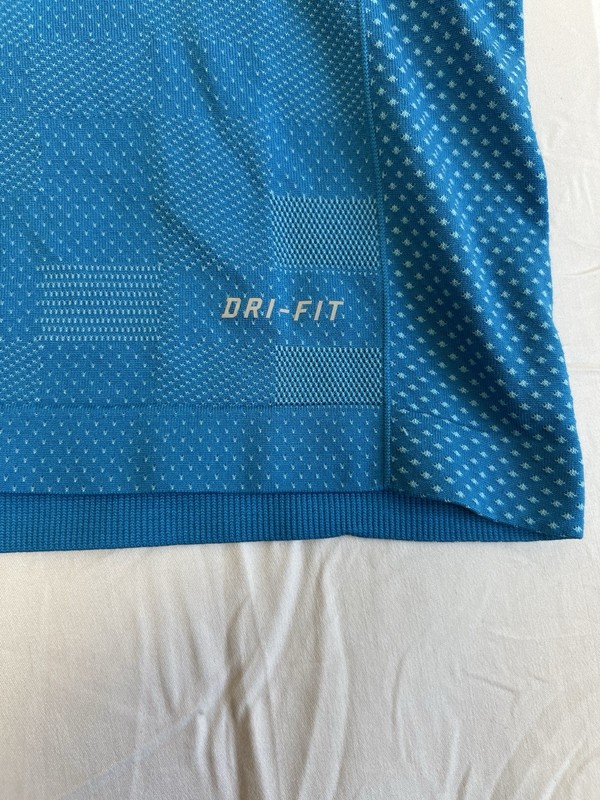 NIKE Running Men's Dri-Fit Megapixel Contrast Short Sleeve Shirt - Large RARE! gallery