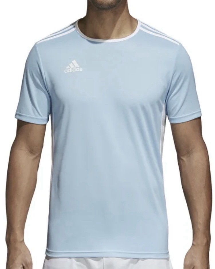adidas Entrada 18 Jersey Men’s XS - Light Blue & White gallery