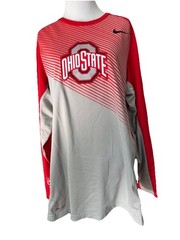 OHIO STATE BUCKEYES Nike Elite Dri Fit Embroidered Athletic long Sleeve Size L