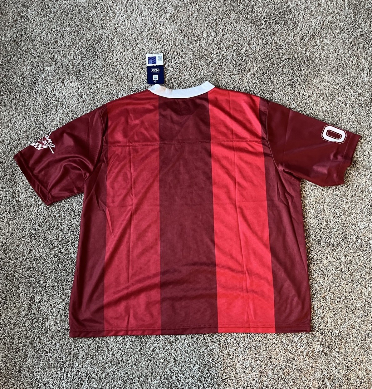 Ford Mustang graphic soccer jersey Men’s Large Red Car Hotrod gallery