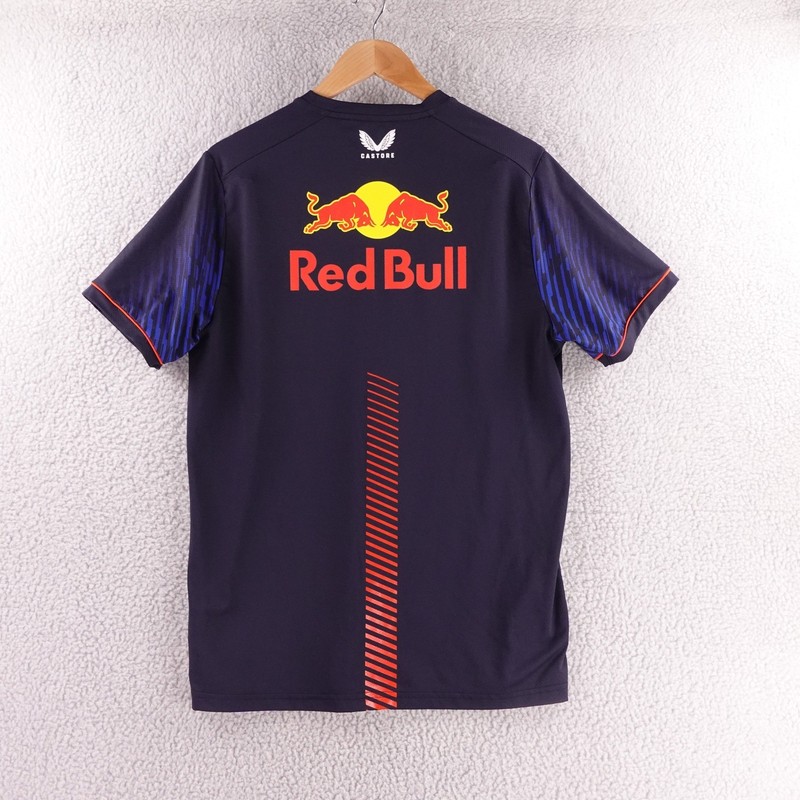 Castore Oracle Red Bull Racing Sergio Perez 11 Navy Blue Team Jersey Mens Large gallery