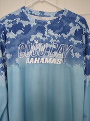 Men’s Coco Cay Bahamas SPF 50 Long Sleeve Rash Guard Top XL Royal Caribbean