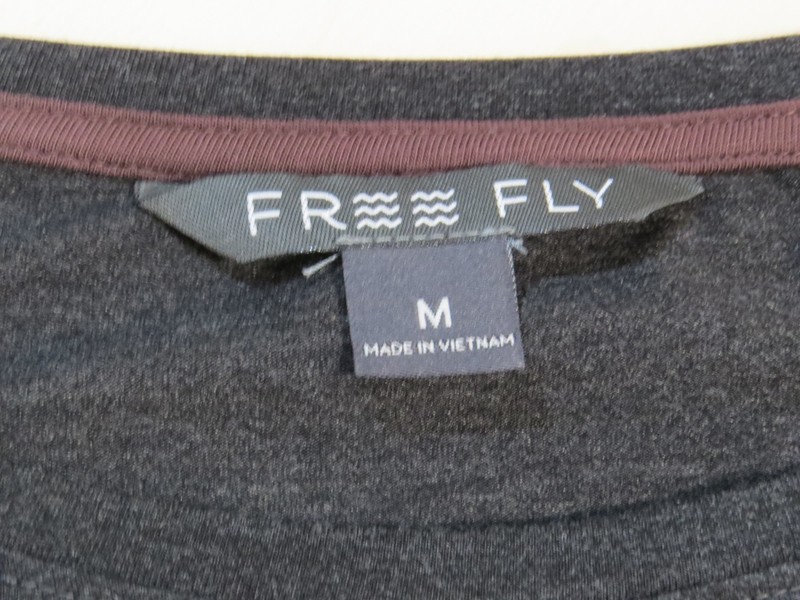 Free Fly Bamboo Long Sleeve Shirt SIZE Medium Heather Charcoal Black gallery