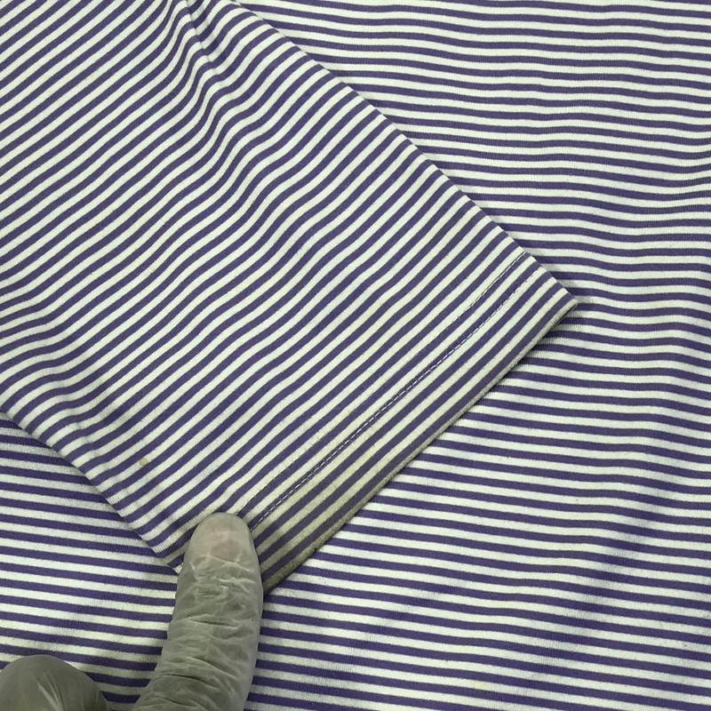 Holderness & Bourne Pullover Mens XL Purple Striped 1/4 Zip DryLuxe Golf Top gallery