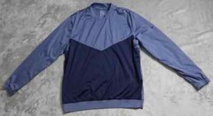 Nike Shield Windbreaker Pullover Men’s Medium Blue Color Block Outdoor!