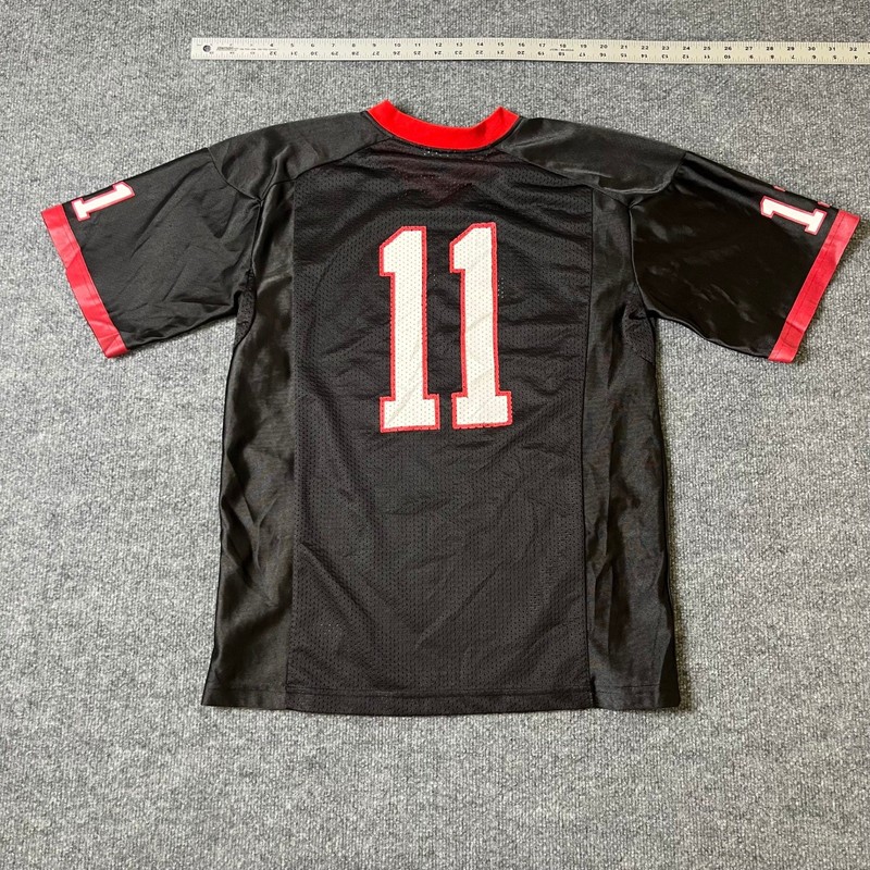 Nike Football Jersey Mens XL Black Georgia Bulldogs #11 Mesh V-Neck Athletic Fit gallery