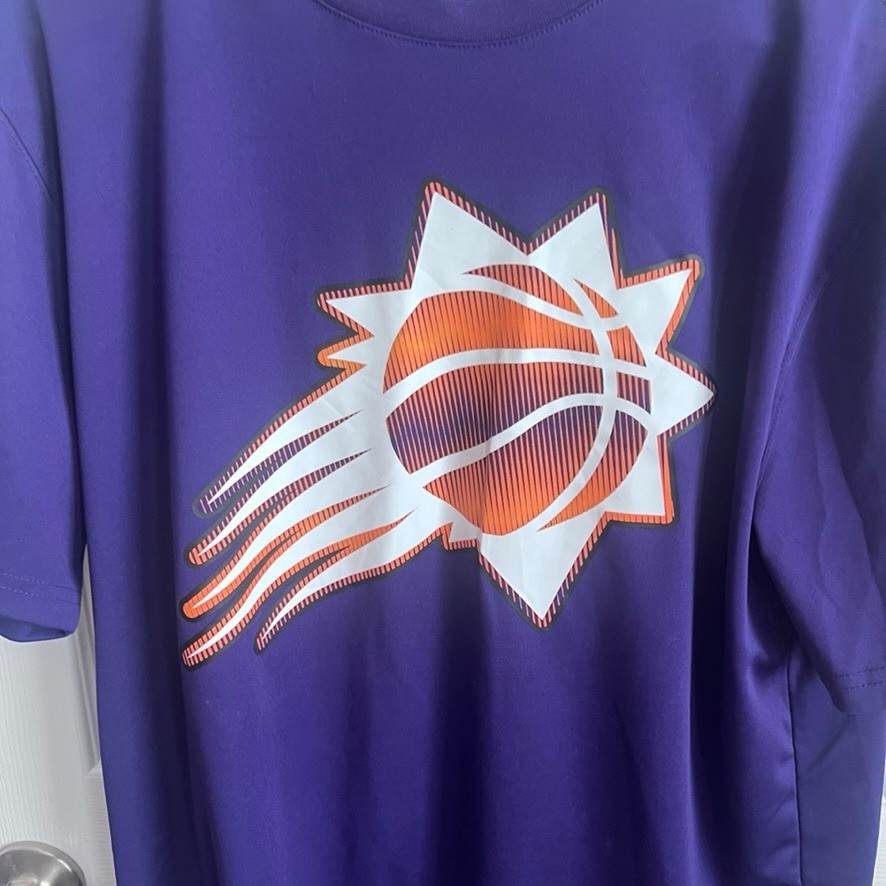 Phoenix Suns Devin Booker 1 Purple NBA Basketball Shirt Men's Large gallery