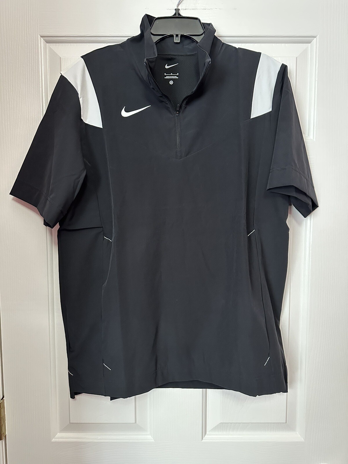 Nike Coach Performance Short Sleeve Sideline Black Shirt Size Medium DJ5113-010 gallery