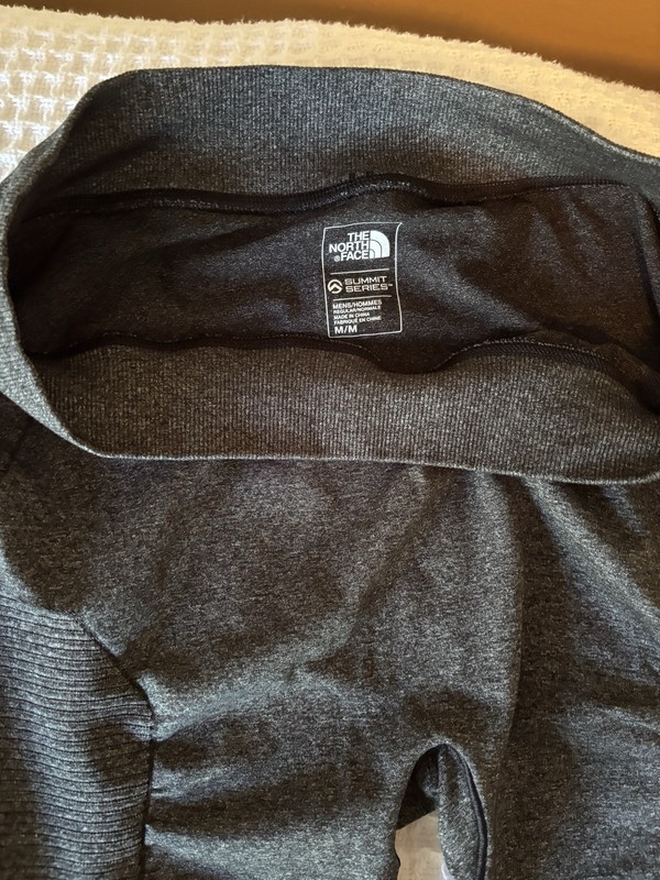 North Face Summit Series Men’s Charcoal Long Underwear (medium) And Top (large) gallery