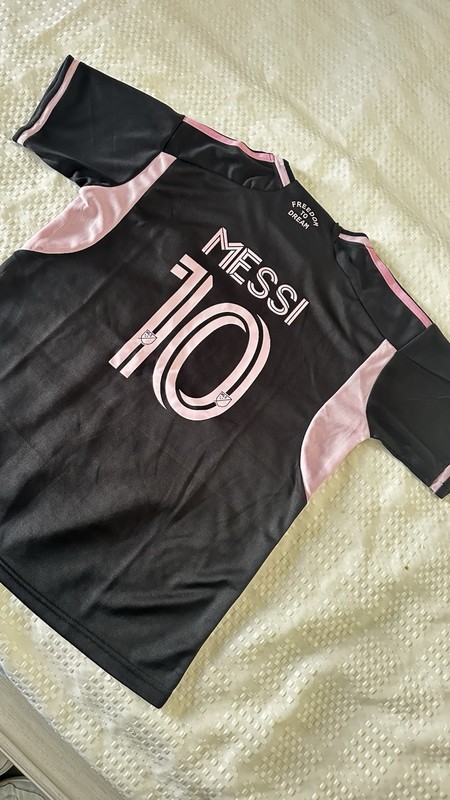 Black and Pink Messi Soccer Jersey gallery