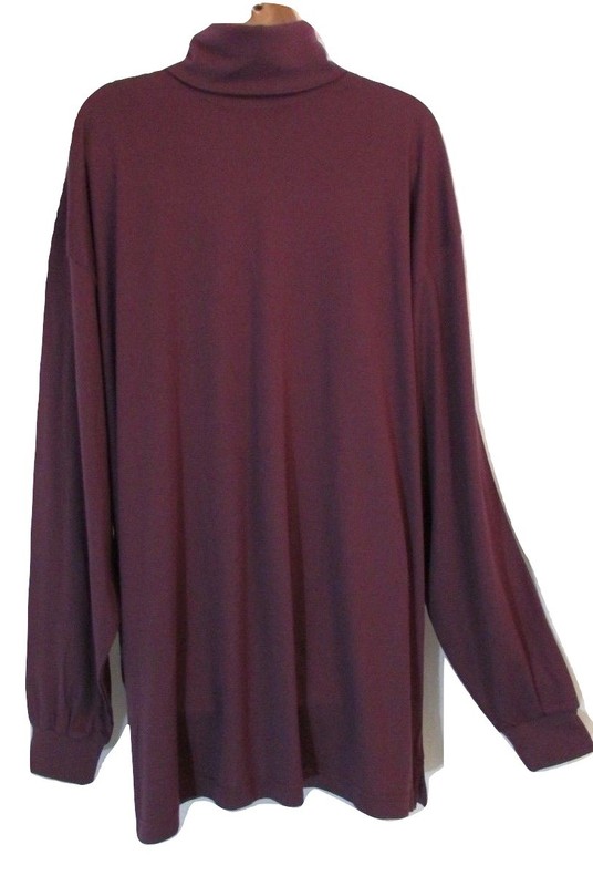 Tom James Men's Turtle Neck Cotton Long Sleeve Shirt L LT XL XLT XXL 1X 7 Colors gallery