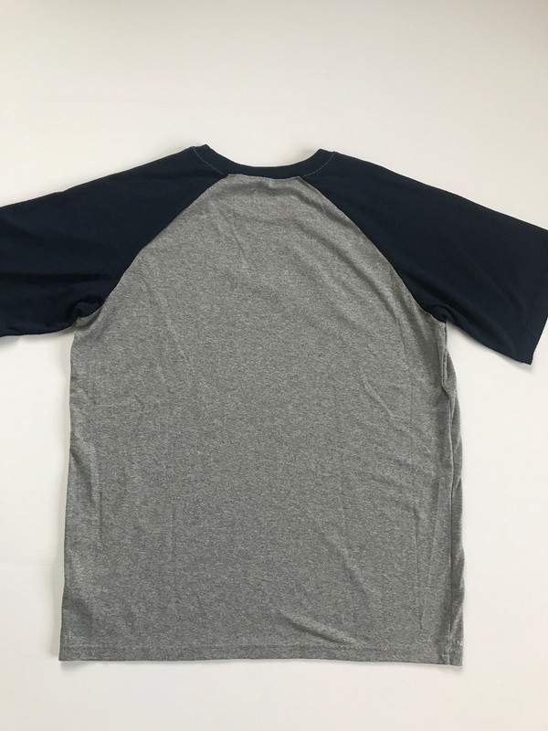 EUC Nike Fit Dry Mens XL Athletic Shirt T-shirt Grey Blue Short Sleeved 18-20 gallery