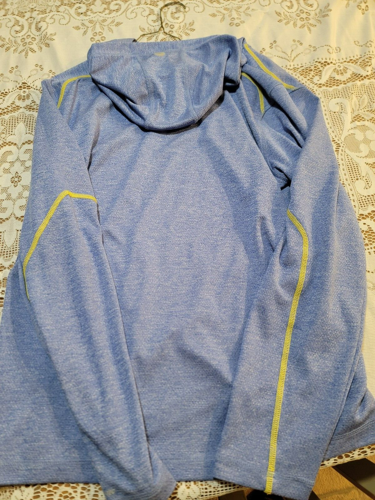 Hi-Tec Mens Hooded Athletic Shirt Light Blue Medium gallery