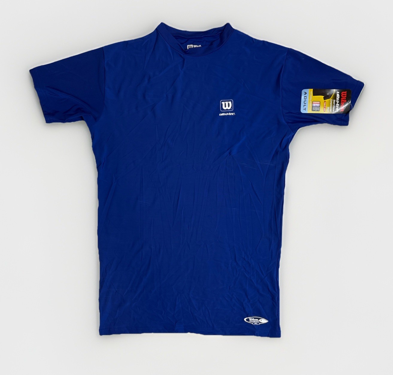 Wilson Ultra-Tec Short Sleeve Compression Shirt Royal Blue Mens Size XL gallery