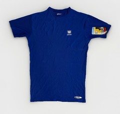 Wilson Ultra-Tec Short Sleeve Compression Shirt Royal Blue Mens Size XL