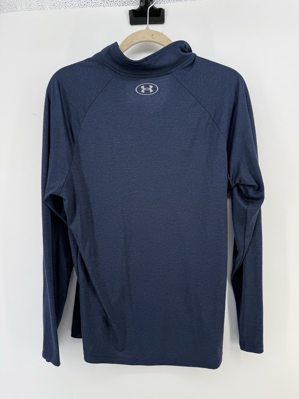 Under Armour Tech Men’s Large 1/2 Zip Long Sleeve Shirt Blue 1328495 gallery