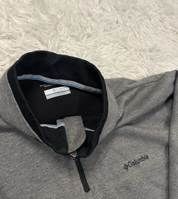 Columbia Omni-Shield Men’s Activewear Quarter Zip Up Gray/Black - Size XL gallery