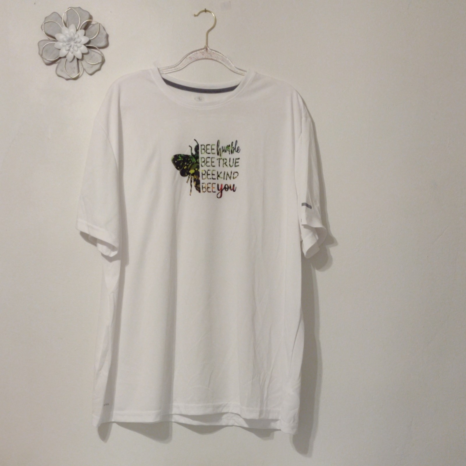Athletic Works DriWorks Men's T-Shirt 3XL Big & Tall White Graphic gallery