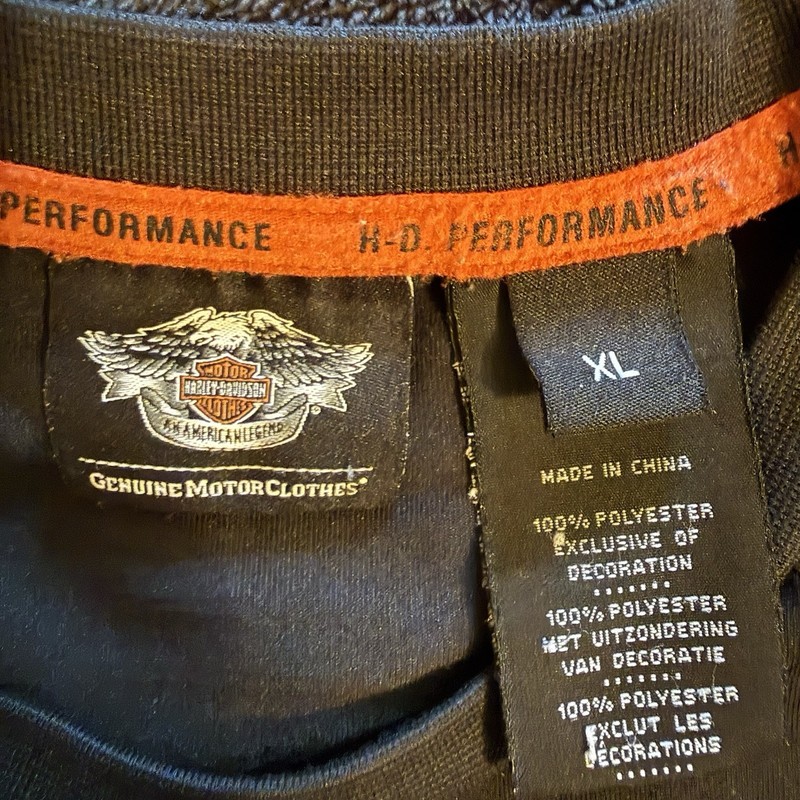 Harley-Davidson Men's Performance Muscle Shirt, Flaming B&S Sleeveless Tee XL gallery