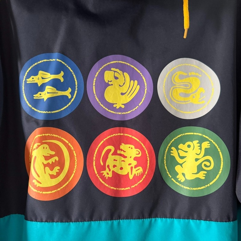 Nickelodeon Legends Of The Hidden Temple Pullover Zip Windbreaker Nick Box M gallery