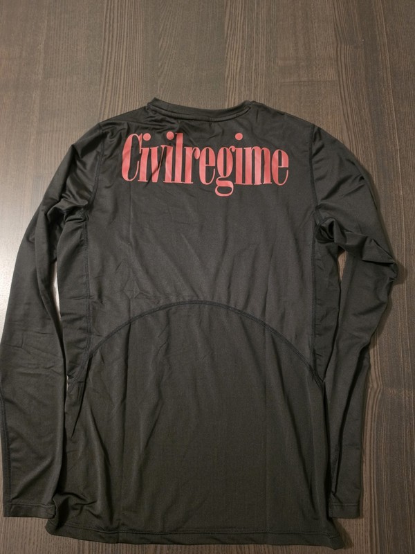 Civilregime Spider-Man Long Sleeve Compression Shirt Black Men's Size Large NWT gallery