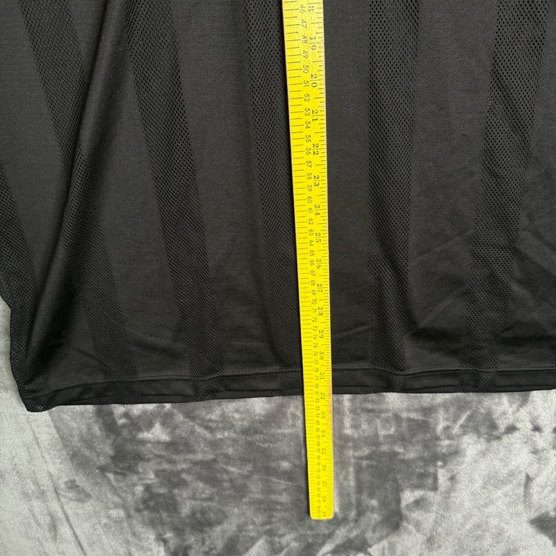 Southpole Jersey Mens XL Black Mesh Stripe V-Neck Streetwear Fundamentals gallery