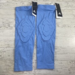 2x-NWT Adidas Techfit Padded Compression Arm Elbow Sleeve Powder Light Blue 2XLT