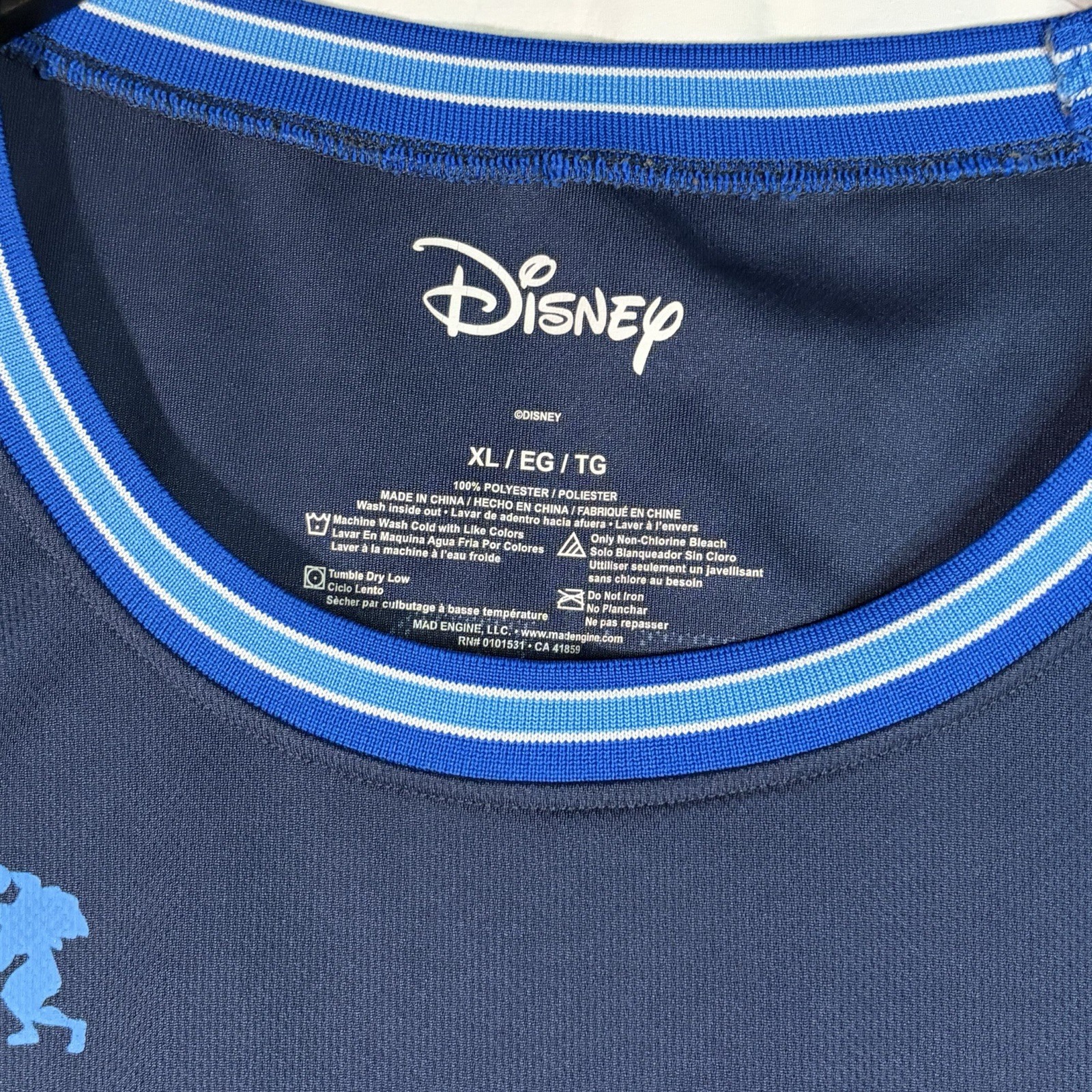 Disney Hercules lunchbox Mesh Tank Top Zero to Hero Blue Size XL gallery