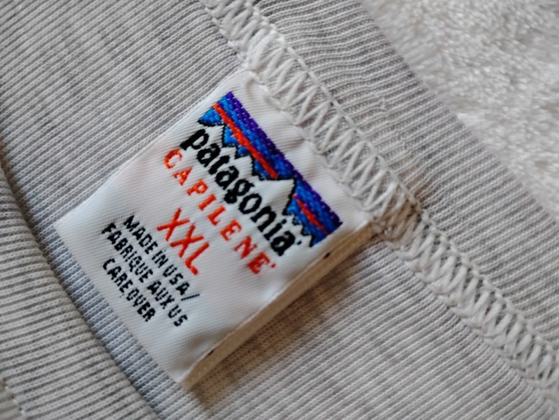 Patagonia Capilene Base Layer Long Sleeve Outdoor Unisex T-Shirt XXL Dove Gray gallery