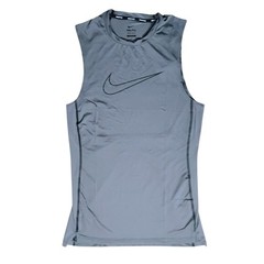 Nike Pro DRI-FIT Training Sleeveless Top Gray Tight Fit Men’s Size M DD1988-068