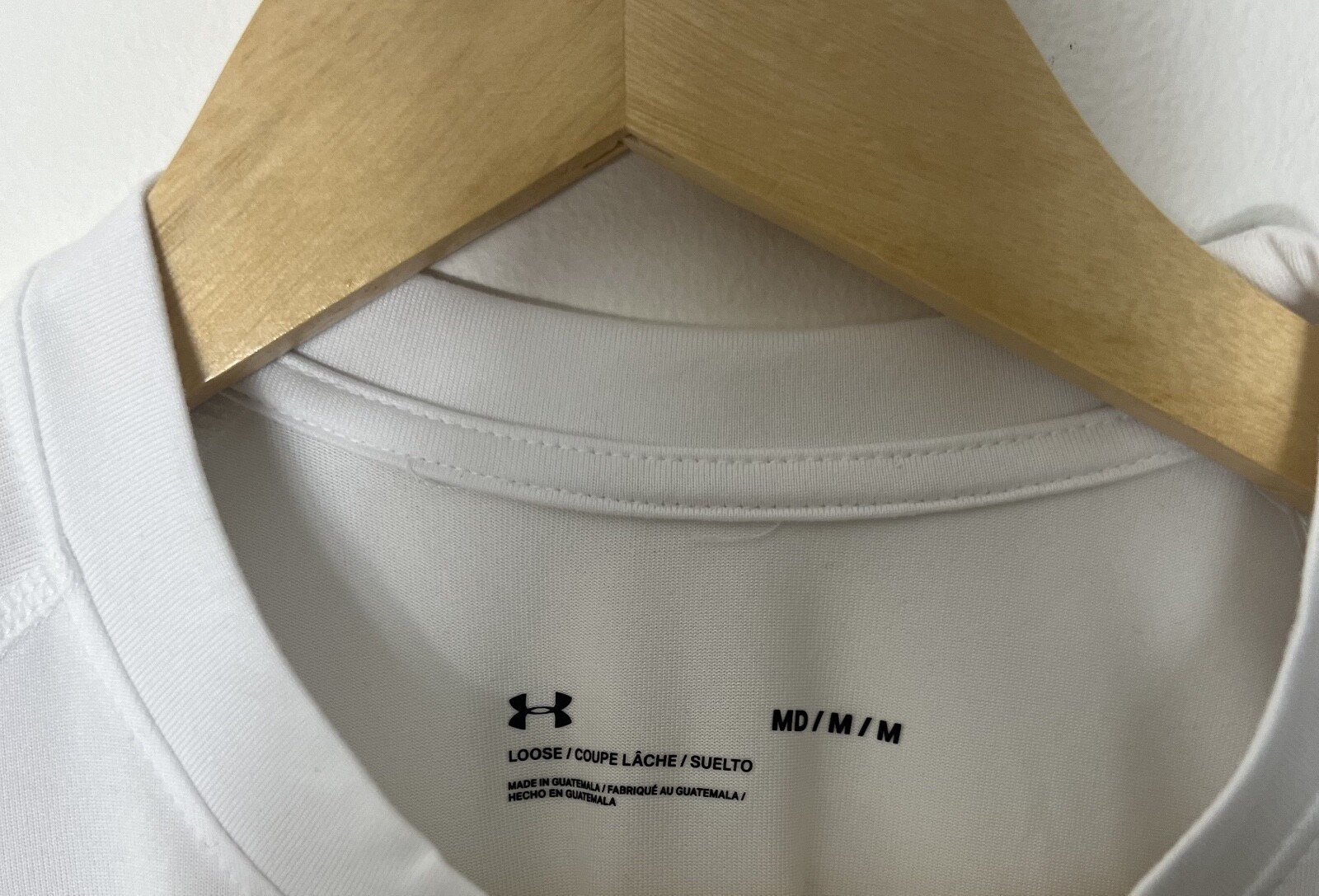 Under Armour Men's T-Shirt Short Sleeve Navy Anchor White Logo Graphic Size M gallery