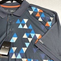 H-Tech Hechter NWT Men’s 2XL Sports Performance Active Polo Golf Shirt Geometric