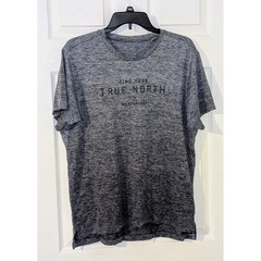 Adidas XL Heather Gray True North Wanderlust Training Athletic T-Shirt