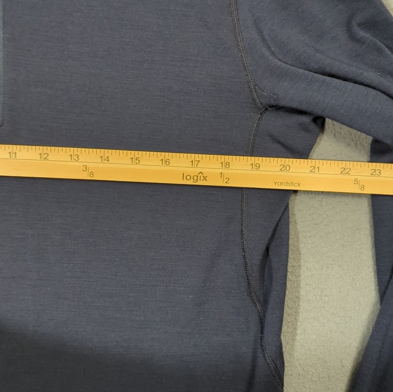 Triple Aught Design 1/4 Zip Pullover Mens XL Navy Merino Wool Performance T00561 gallery
